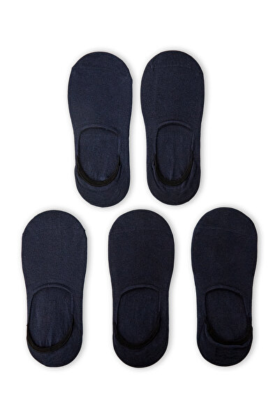Kiğılı Set of 5 Cotton Flexible Loafer Socks