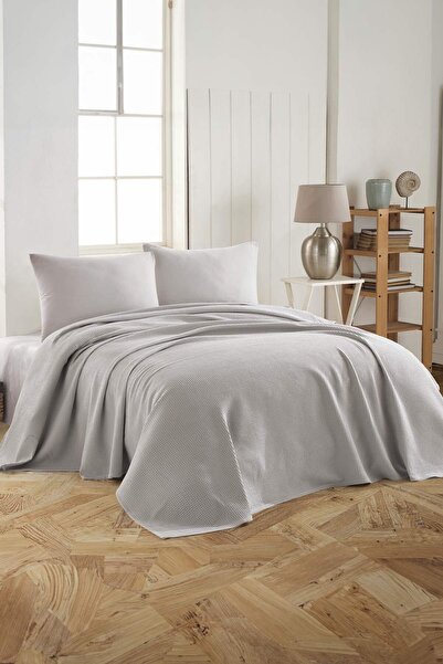 İpekçe Home Mdl Fitted Luxury Boxed 4-Piece 100% Organic Cotton Double Pique Set