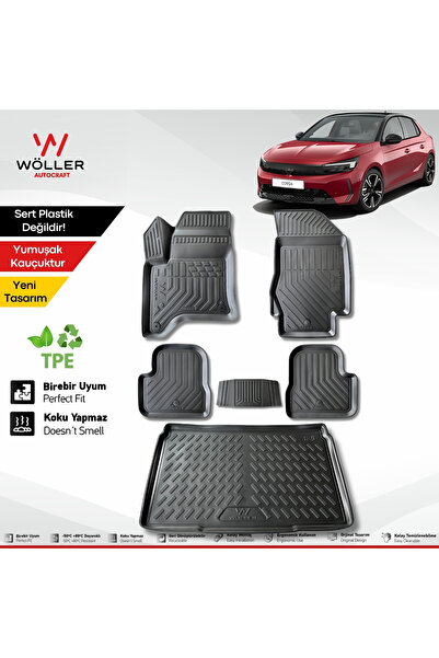 wöller Opel Corsa Paspas Bagaj Havuzu Set Hybrid 2025 Sonrası Uyumlu 3d Ultra...