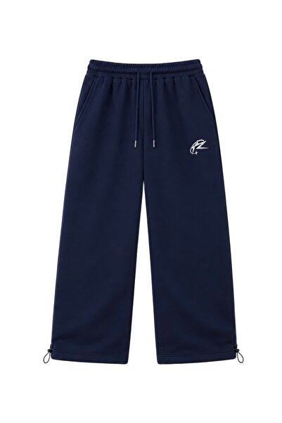 zaee Racer Embroidered Adjustable Leg Premium Baggy Sweatpants