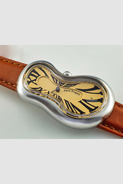 EXAEQUO Ex0001.0003 Classic Melting Stainless Steel 316L Yellow Unisex Wristwatch