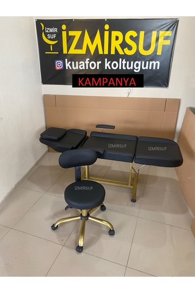 kuaforkoltugum sedye tabure sıyah gold ayak