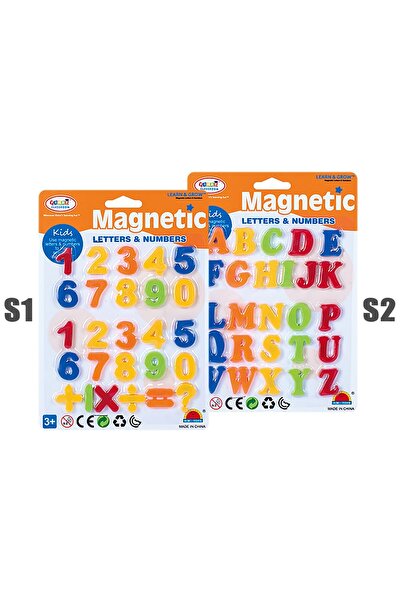 ToyMarkt Μαγνητικά Γράμματα & Αριθμοί σε Κάρτα 21x15εκ. 913533