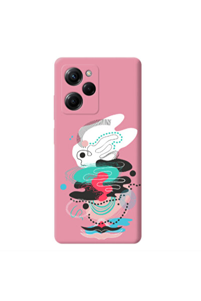 Other Xiaomi Poco X5 Pro Abstract 50 Pink Colored Silicone TPU Θήκη