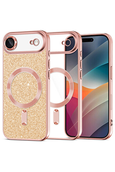 Techsuit Θήκη iPhone 17 Air, Πολυτελής με Γκλίτερ, MagSafe, Αντικραδασμική, Ρ...