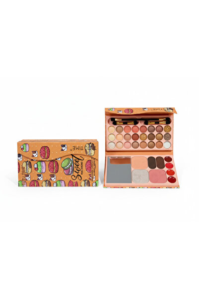 TUTU TIME Tutu Time Sweet Macarons Eyeshadow Palette with Blush, Highlighter,...