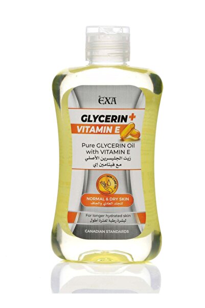 EXA Exa Brand Original Gliserin Oil with Vitamin E Moisturizes & Hydrates Int...
