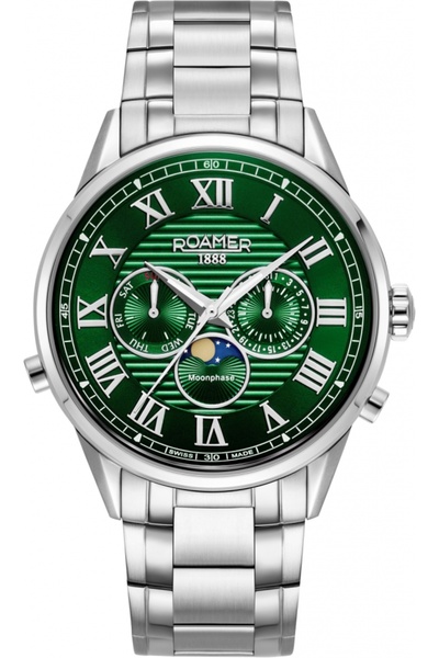 Roamer Ceas bărbătesc 513821 41 75 50 — verde, clasic
