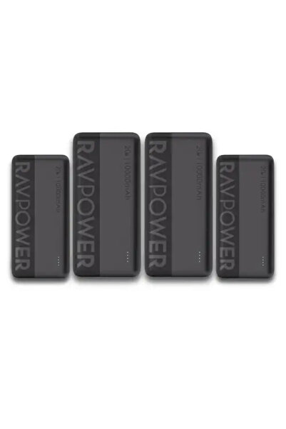 RavPower Offers - 4 Portable Power Banks Bundle (20000 + 10000) 20W Fast Char...