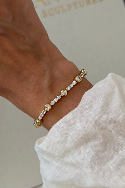 Lavian Accessories Premium Nancy Zirkon Taş Detaylı Bileklik
