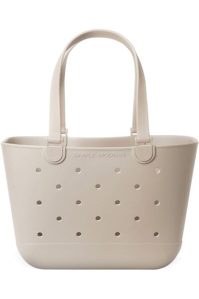 Simple Modern Large Rubber Tote Beach Bag by