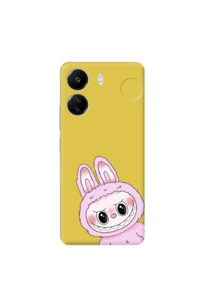 Other Xiaomi Redmi 13C Labubu 6 Yellow Colored Silicone TPU Θήκη