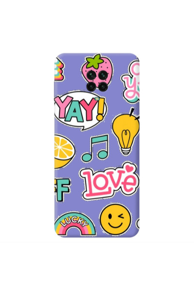 Other Xiaomi Redmi Note 9 Pro Cute desing Purple Colored Silicone TPU Θήκη