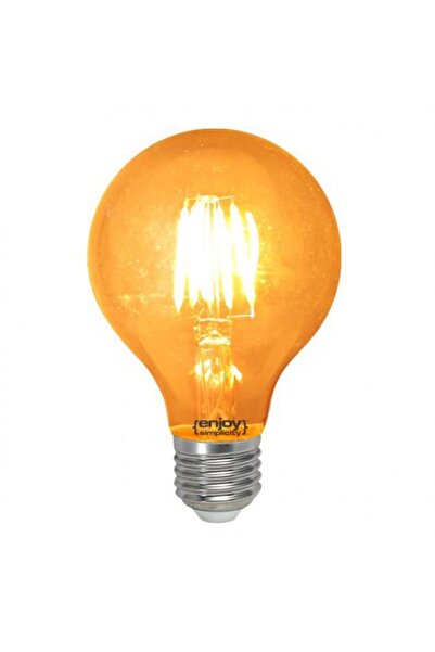 Enjoy DreamLed Κίτρινη Λάμπα E27 G80 4W 360 °   230V EL828011