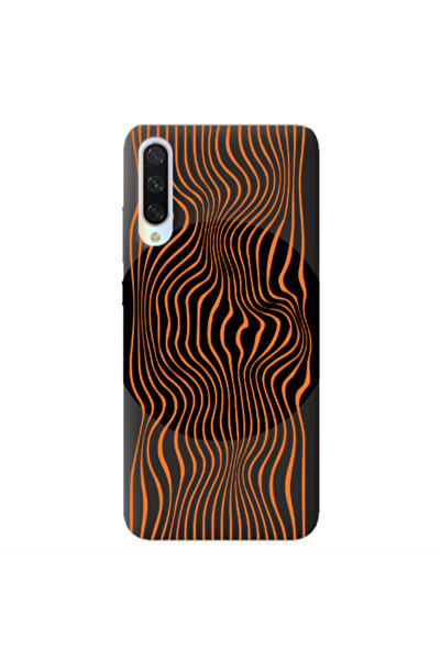 Other Xiaomi Mi 9 Lite Trapezoidal lines Black Colored Silicone TPU Θήκη