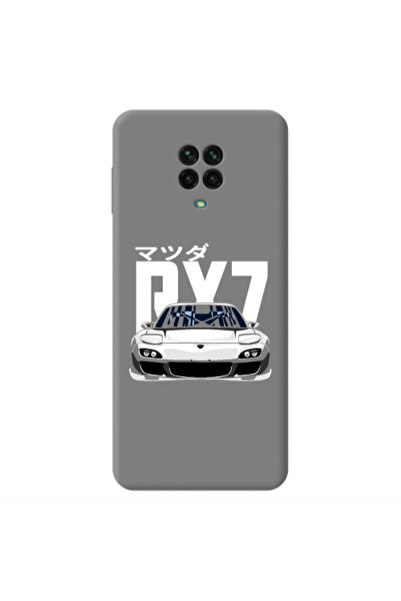 Other Xiaomi Redmi Note 9 Pro Car Rx7 Grey Colored Silicone TPU Θήκη