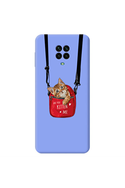 Other Xiaomi Redmi Note 9 Pro Kitten Me Light Purple Colored Silicone TPU Θήκη