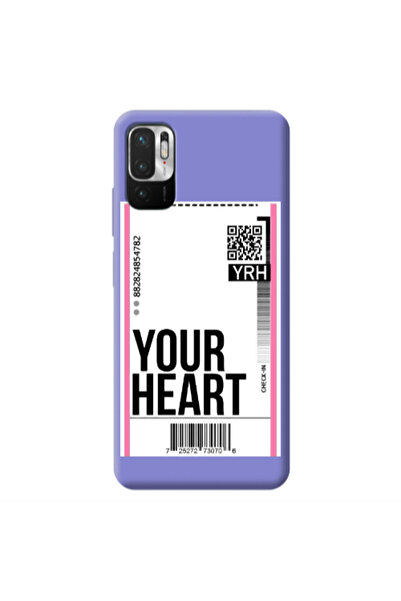 Other Xiaomi Redmi Note 10 Pro 5G Your Heart YRH Purple Colored Silicone TPU ...