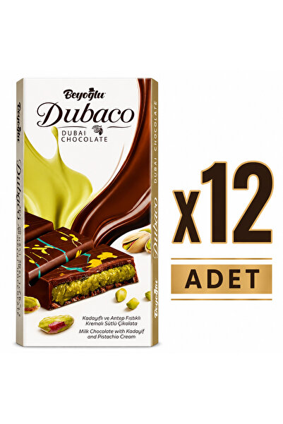 Beyoğlu Dubai Çikolatası (200 g) x12 Adet