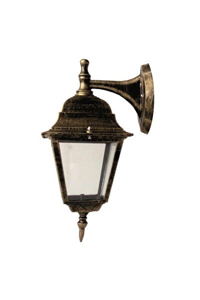 EUROLAMP Απλίκα τοίχου αλουμινίου τετράγωνη μπρονζέ κατευθυνόμενη προς τα κάτ...