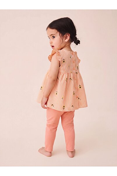 Tinymuyt Baby Girl/Child 2-Piece Set Woven Buttoned Shirt on the Back Combed ...