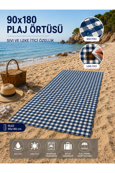 DOĞA EV TEKSTİLİ Doğanın Tüm Renkleri Pătură de plajă Pătură de picnic Pătură...