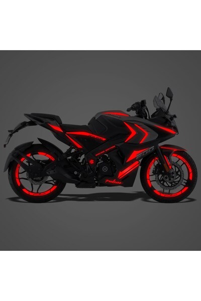 Redline Grafik Redlinegrafik Bajaj Pulsar RS 200 Full Sticker Set Custom Neon...