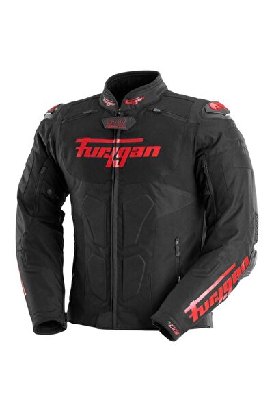 Furygan TX Raptor Motosiklet Ceketi Siyah Kırmızı