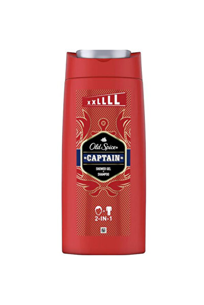 Old Spice Gel de Dus si Sampon pentru Barbati - Captain Shower Gel + Shampoo,...