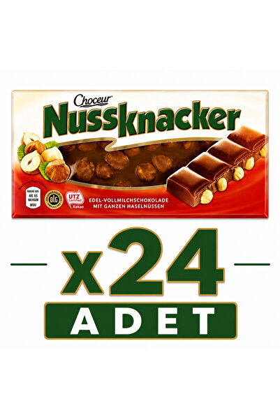 Choceur Nussknacker Fındıklı Çikolata (100 g) x24 Adet