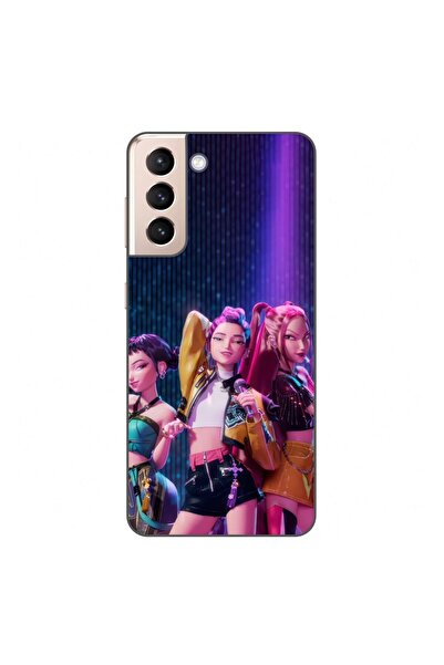OEM Husa compatibila cu Samsung Galaxy S21+ Plus Silicon KPop Demon Hunters R...