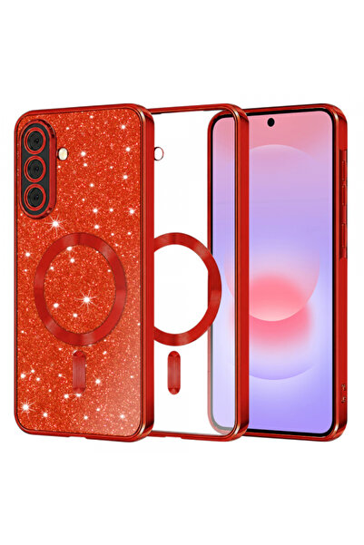 Techsuit Калъф MagSafe за Samsung Galaxy A37 5g, Techsuit, Луксозен брокат, R...