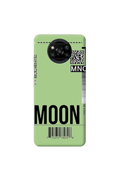 Other Xiaomi Poco X3 /X3 Pro A ticket to the moon Light Green Colored Silicon...