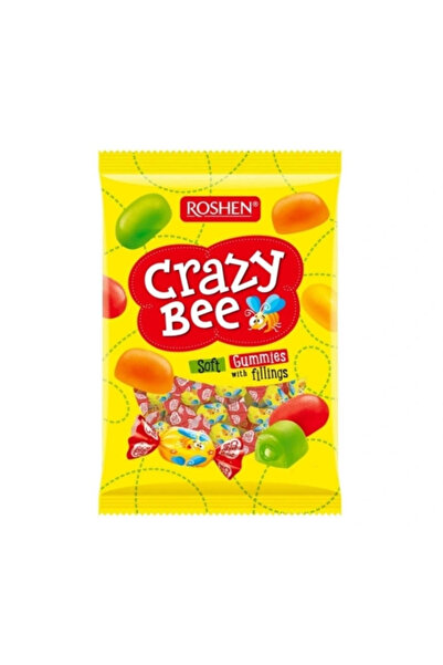 Roshen CRAZY BEE FRUITY SOFT GUMIES WITH FILLINGS 200 GR *1'Lİ