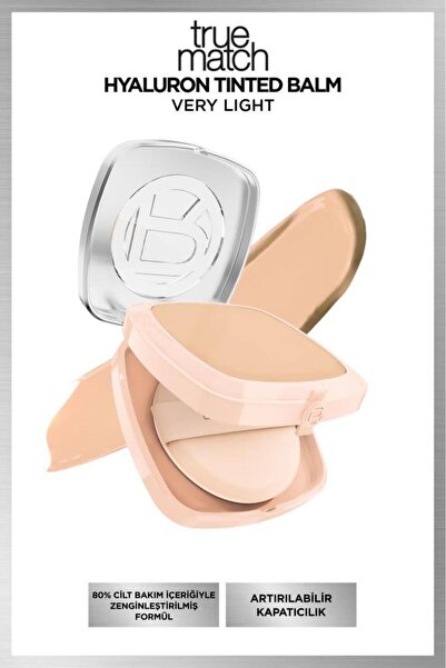 L'Oreal Paris True Match Hyaluron Tinted Balm Fondöten - 1 Very Light