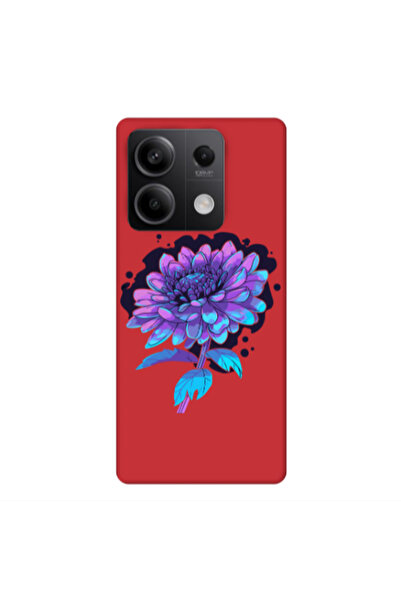 Other Xiaomi Redmi Note 13Pro 5G Witch flower Red Colored Silicone TPU Θήκη