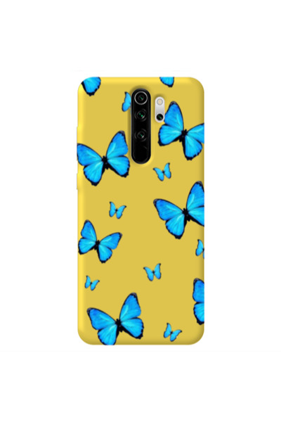 Other Xiaomi Redmi Note 8 Pro Mix Butterfly Yellow Colored Silicone TPU Θήκη