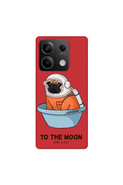 Other Xiaomi Redmi Note 13Pro 5G To the moon Red Colored Silicone TPU Θήκη