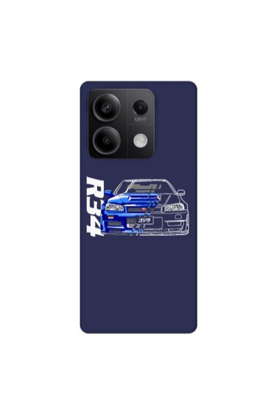 Other Xiaomi Redmi Note 13 5G Blue R34 Dark blue Colored Silicone TPU Θήκη