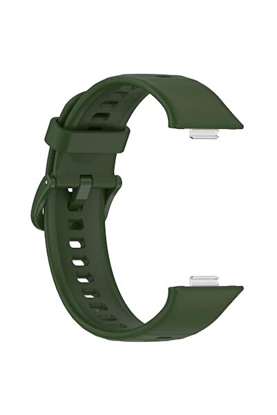 Edman Curea de silicon pentru Huawei Watch Fit 3/4/4 Pro, Verde