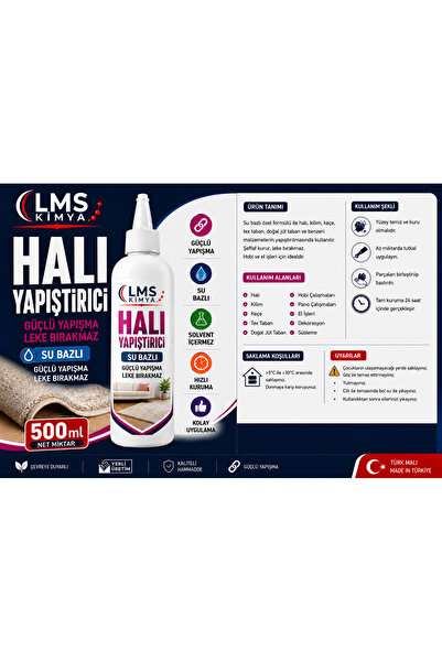 Halı yapıştırıcı SÖK TAK (İz bırakmaz)