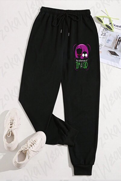 ZOKAWEAR Unisex Invader Zim V14 Printed Sweatpants