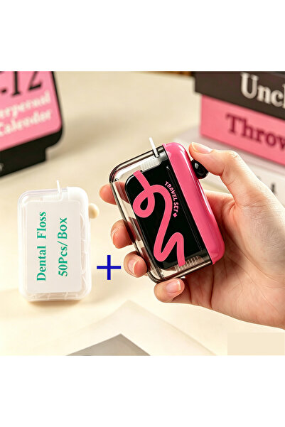 Choice6 black 1050pcs Fancy Type Floss Storage Box Pop UP Design Dental Hilo ...