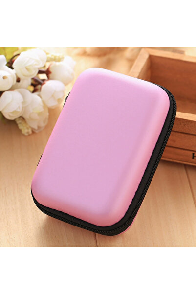 Choice4 M Pink Organizing Storage Bag for Data Cable Phone Charger Headphone ...