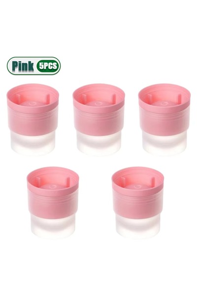 choice2 Pink - 5pcs 5PCS Large Silicone Ice Ball Mold Round Ice Ball Easy Dem...