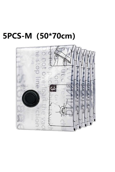 Choice7 5PCS-50x70cm 5PCS Vacuum Storage Bags Space Saver Bag Compression Sea...