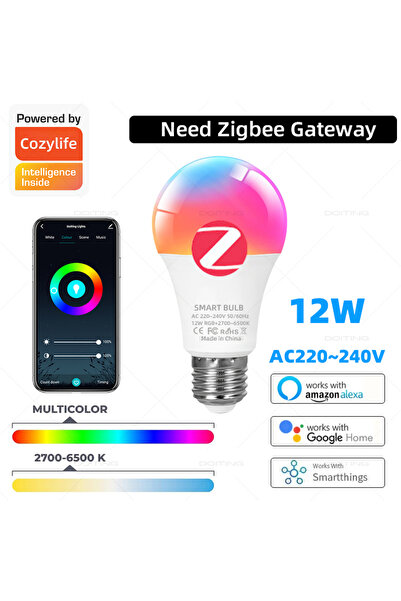 Choice1 Yes 1 pcs Zigbee Bulb Zigbee 3.0 Smart Home Led Lamp Led Light bulb R...