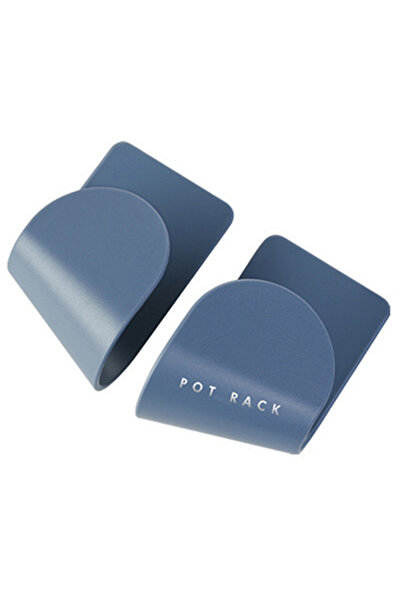 Choice Blue 2Pcs/Set Pot Lid Holder Self Adhesive Wall Mounted Hanging Holder...
