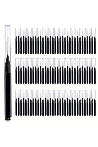 Choice 100 Pcs/Box I-type Interdental Brush Black Cleaning Between Teeth Oral...