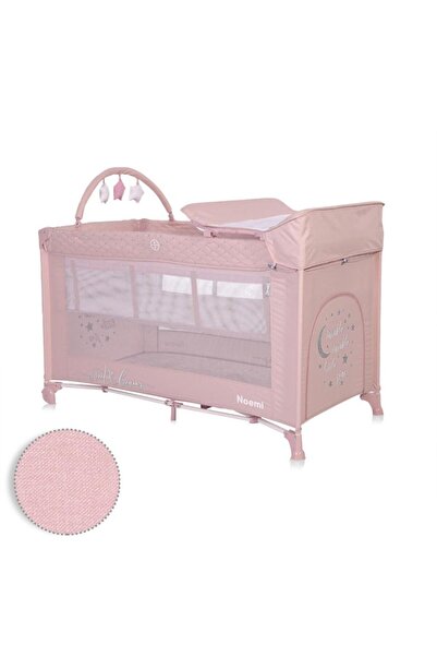 LORELLİ Patut pliabil Noemi Plus, 2 nivele cu accesorii, Mellow Rose Star